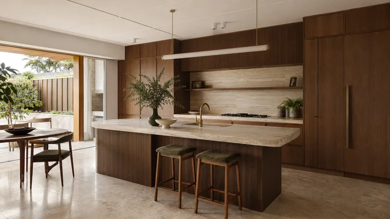 Beaumaris kitchen professionally styled for a property sale campaign