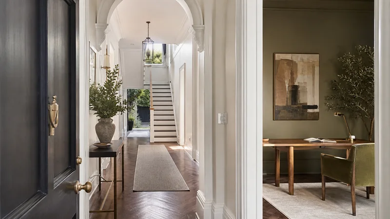 Caulfield North entry professionally styled for a property sale campaign